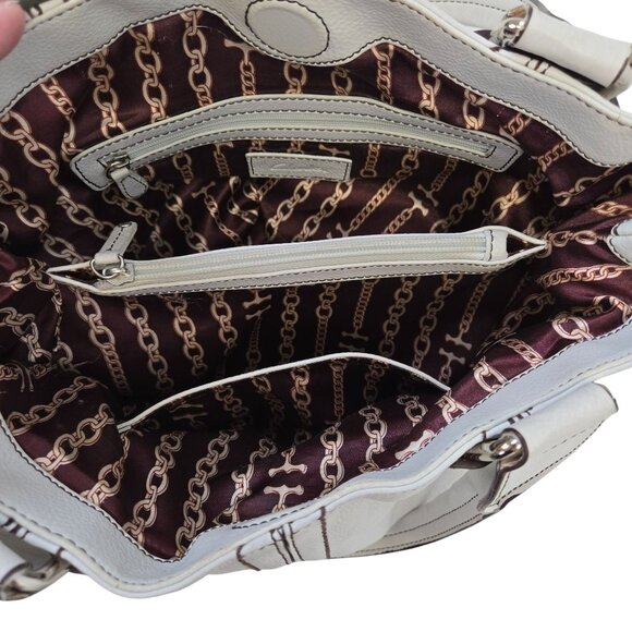 Clarks Pebble Leather Satchel Handbag - Picture 9 of 10